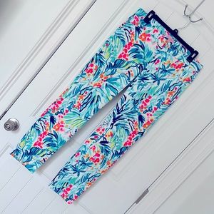 Lilly Pulitzer Kelly Ankle Skinny Pants Serene Blue